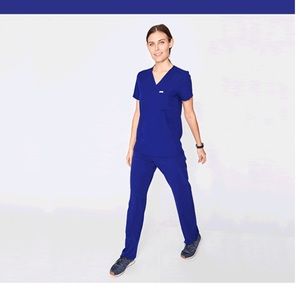 Figs Yola Style Scrub Pant - Deep Royal Blue - S